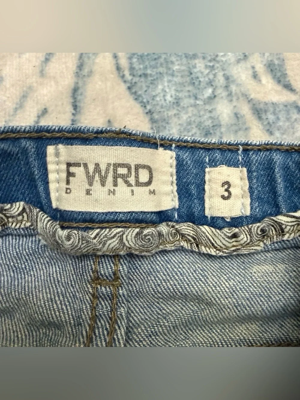 Little Kids FWRD DENIM Motocross Denim Short Size 3